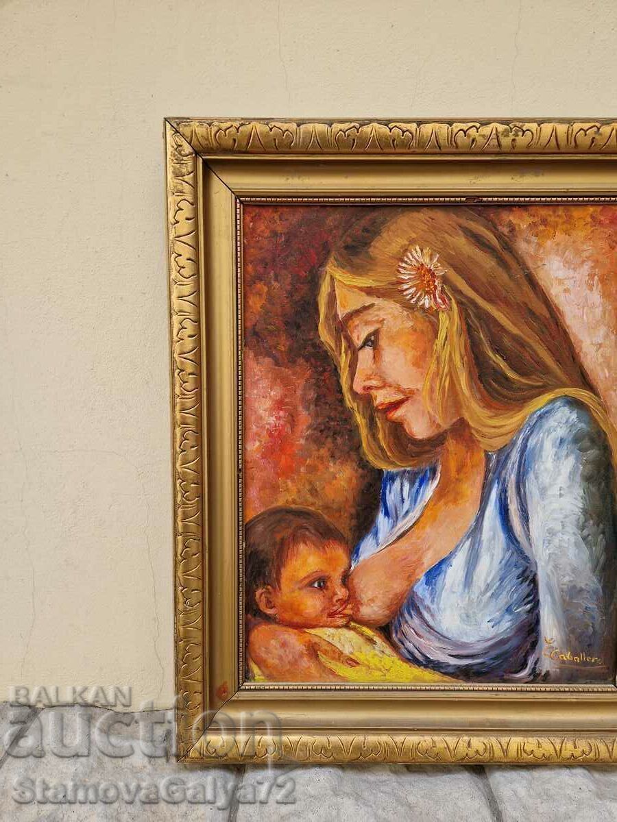 Πολύ καλή ισπανική ζωγραφική με λάδι σε καμβά - 5