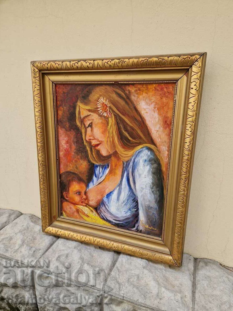 Very good Spanish oil on canvas painting - 7 Very good Spanish oil on canvas painting - 7