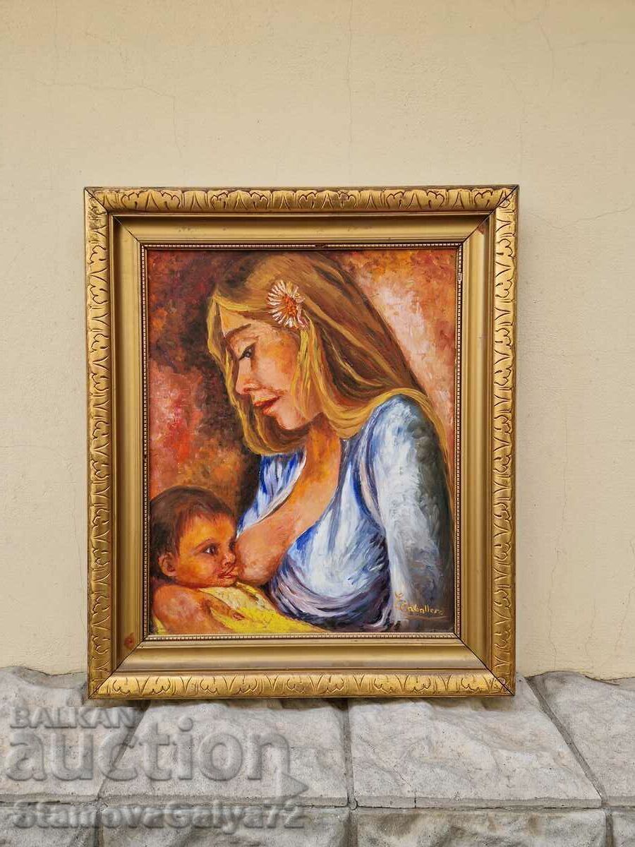 Very good Spanish oil on canvas painting Very good Spanish oil on canvas painting