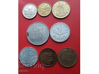 Mixed lot of 8 coins