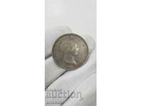 Rare silver coin 20 reales 1851 Spain