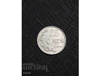 Люксембург 25 сантима 1972 г.