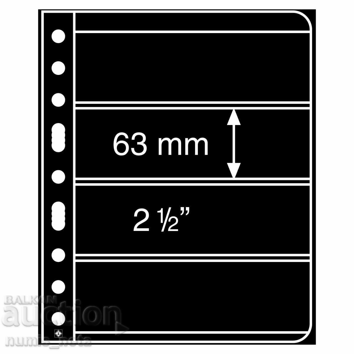 Foi negre pentru bancnote din sistemul VARIO al Leuchtturm S4 /c