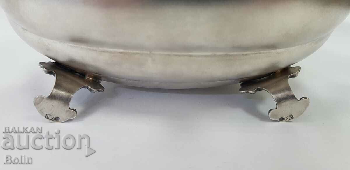 Russian royal silver pot bonbonera 84 sample 19 c. - 6 Russian royal silver pot bonbonera 84 sample 19 c. - 6