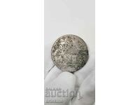 Moneda turcească de argint otomană din secolul al XIX-lea. 31 gr.