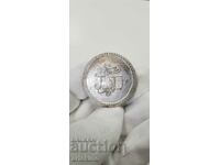 Rare Turkish Ottoman Silver Coin 19th c. with gloss