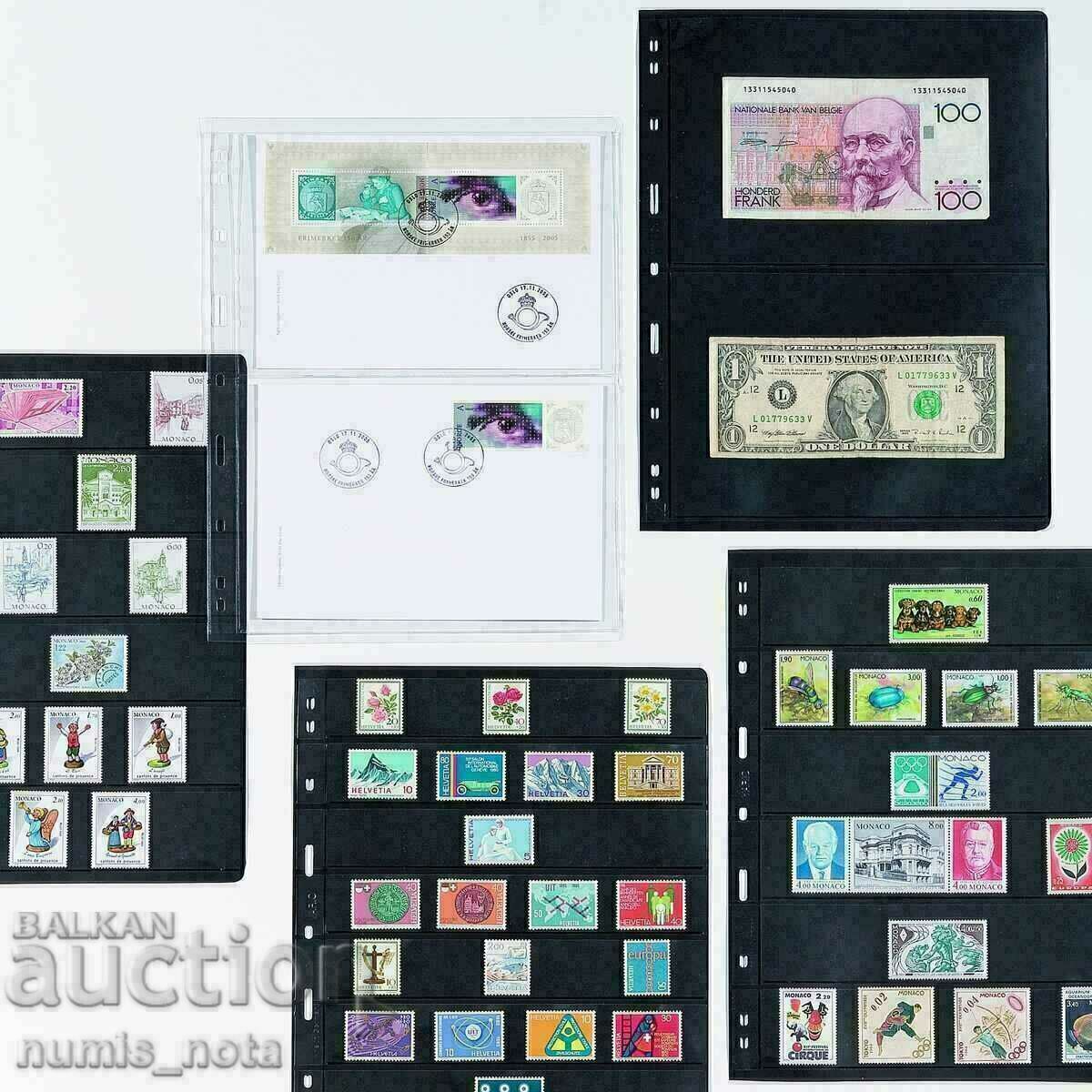 Black sheets for banknotes from the VARIO system of the Leuchtturm S4 /c with price 15.00 BGN | € 7.67 Black sheets for banknotes from the VARIO system of the Leuchtturm S4 /c with price 15.00 BGN | € 7.67