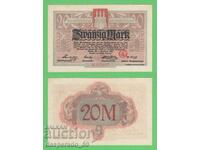 (¯`'•.¸ΓΕΡΜΑΝΙΑ (Altona) 20 Marks 1918 UNC¸.•'´¯)