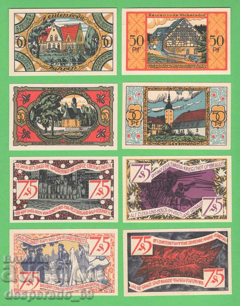 Auction (¯`'•.¸NOTGELD (city. Zeulenroda) 1921 UNC -14 pcs. banknotes ´¯) Auction (¯`'•.¸NOTGELD (city. Zeulenroda) 1921 UNC -14 pcs. banknotes ´¯)