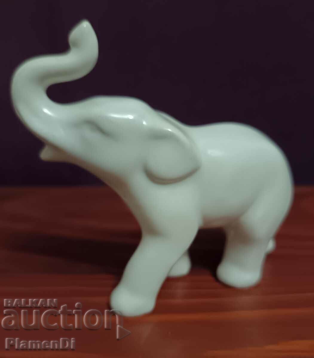 Porcelain figurine. Porcelain figurine.