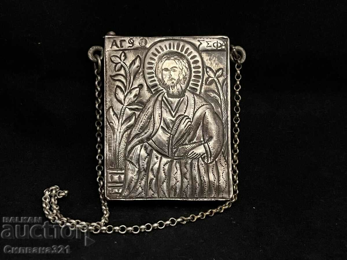 Panagia Revival Silver Reliquary