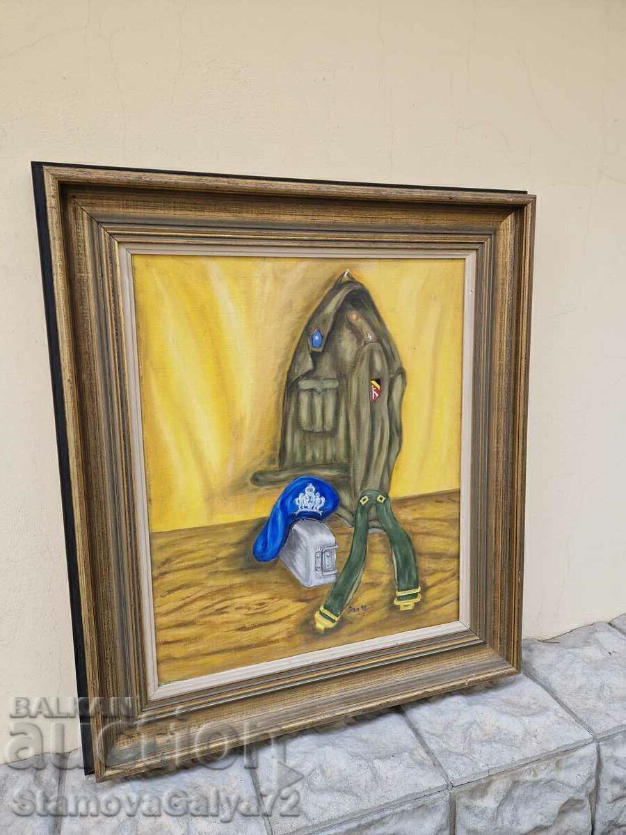 Very good abstract painting oil on canvas - 5