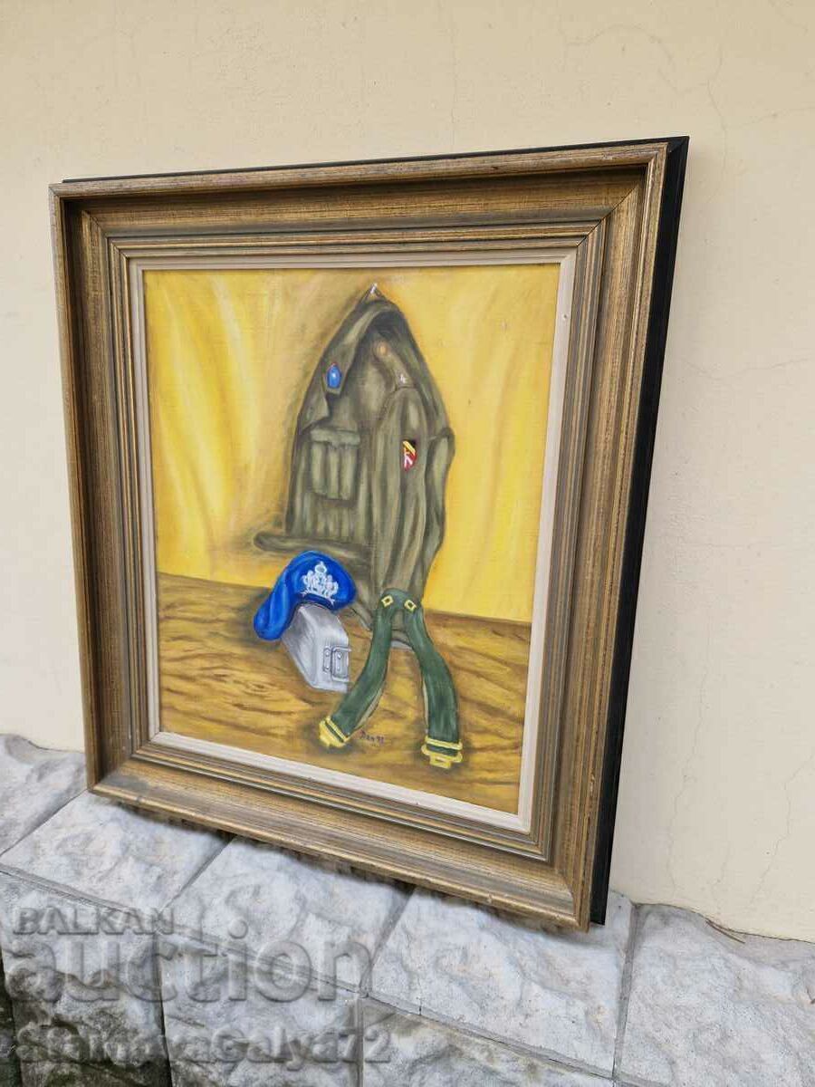 Very good abstract painting oil on canvas - 6
