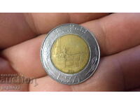 Italy 500 Lire, 1992