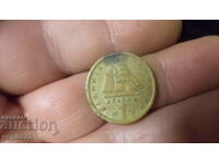 Greece 1 Drachma, 1976-1986