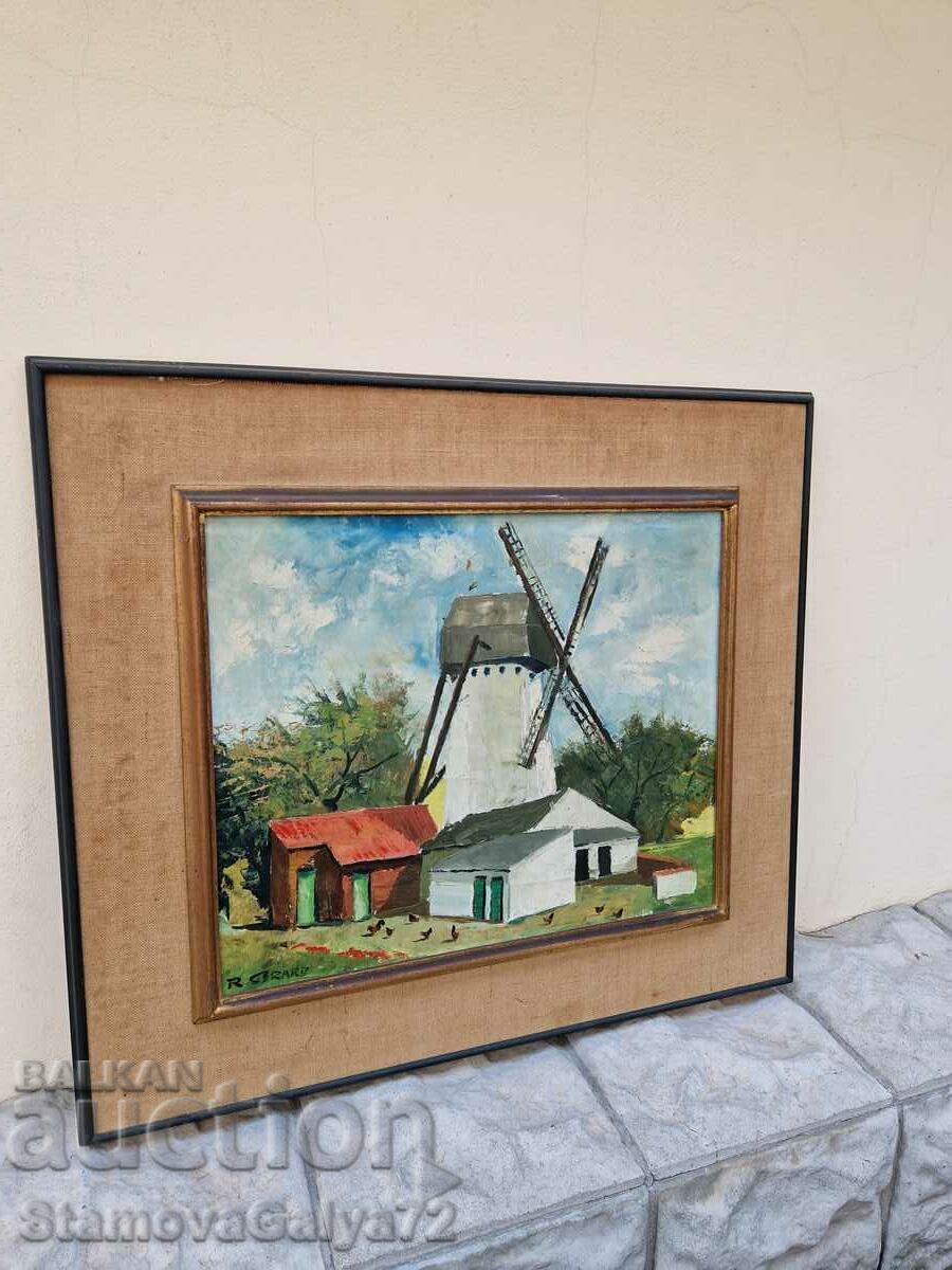 Beautiful antique Dutch oil on canvas painting - 6 Beautiful antique Dutch oil on canvas painting - 6