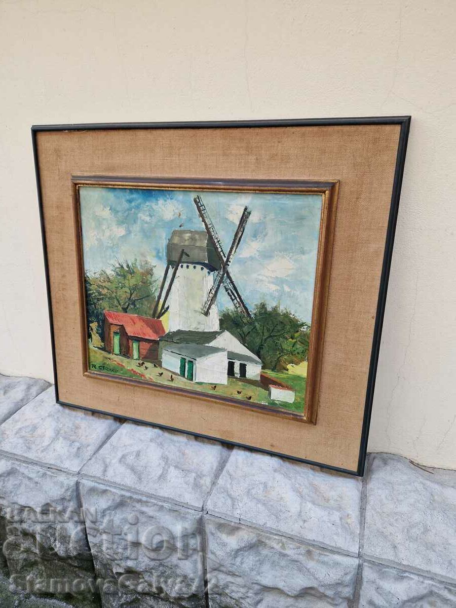 Beautiful antique Dutch oil on canvas painting - 7 Beautiful antique Dutch oil on canvas painting - 7