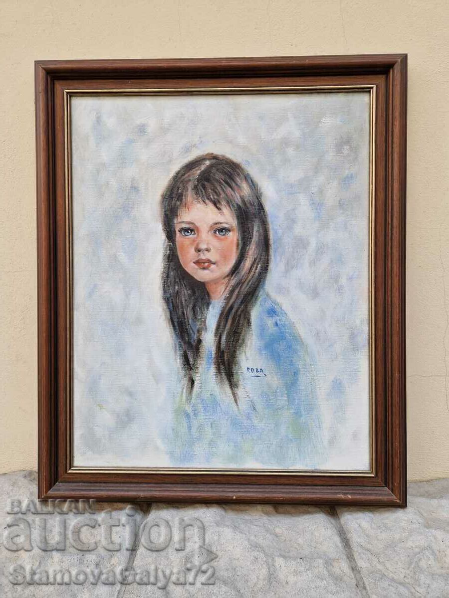 O minunată pictură franceză antică în ulei pe pânză cu preț € 99.19 | 194.00 BGN