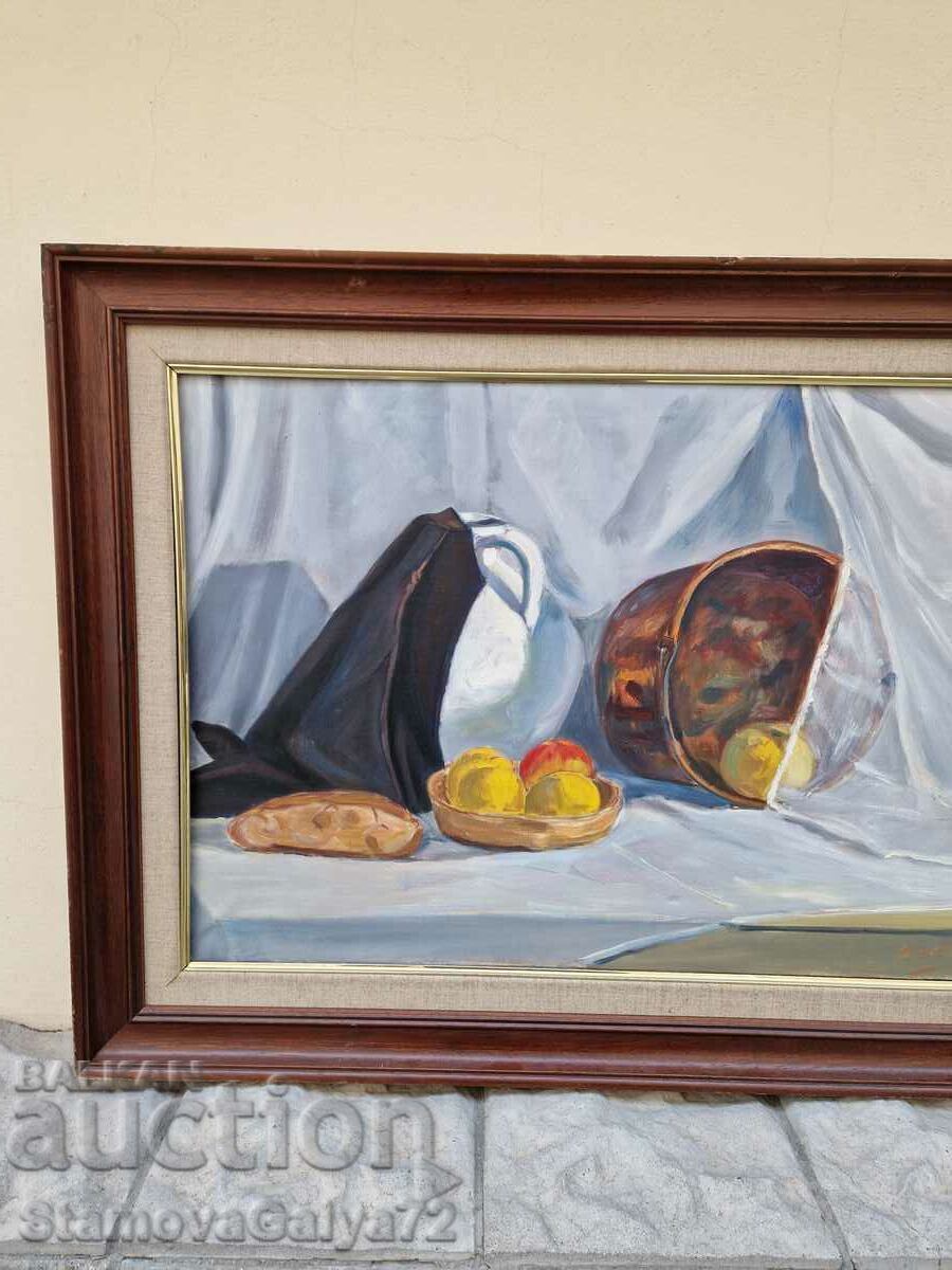 Mare autor maestru pictând ulei pe pânză - 5