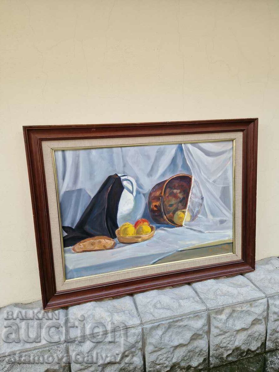 Mare autor maestru pictând ulei pe pânză - 6