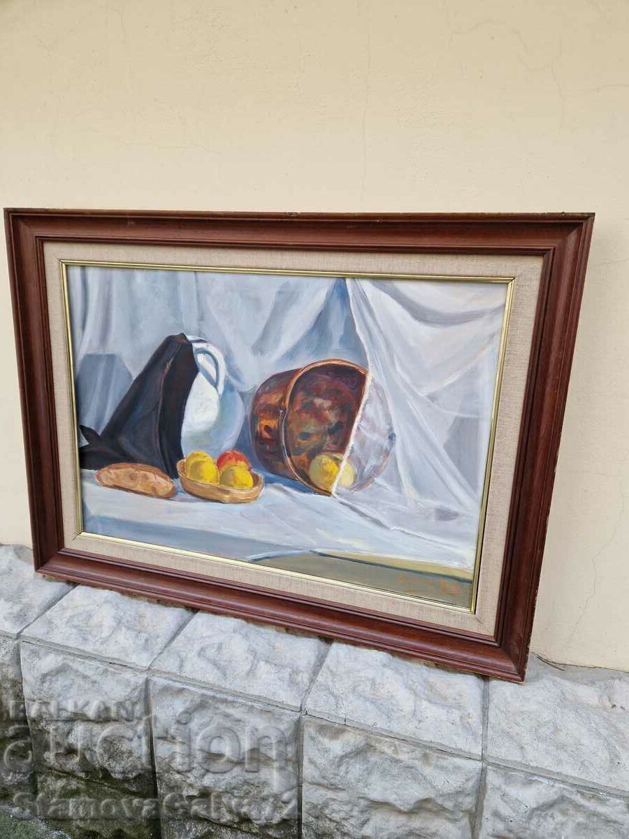 Mare autor maestru pictând ulei pe pânză - 7