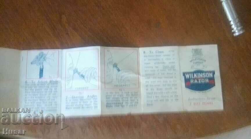 Wilkinson - Old English collectible razor - 12