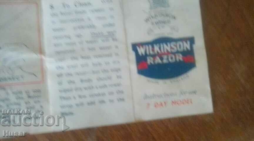 Wilkinson - Old English collectible razor - 11