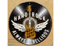 Semn metalic HARD ROCK (30 cm.)