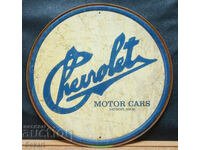 Semn metalic CHEVROLET Motor Cars (30 cm.)