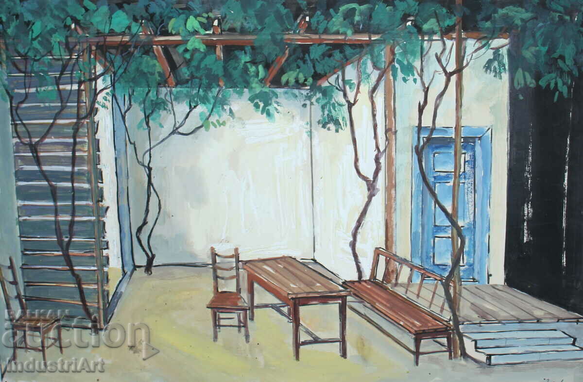 Project for theater decor Kiril Nedelchev 1970 signed with price 220.00 BGN | € 112.48 Project for theater decor Kiril Nedelchev 1970 signed with price 220.00 BGN | € 112.48