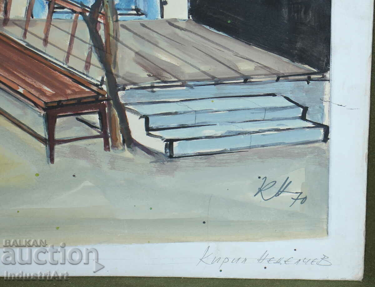 Project for theater decor Kiril Nedelchev 1970 signed - 5 Project for theater decor Kiril Nedelchev 1970 signed - 5