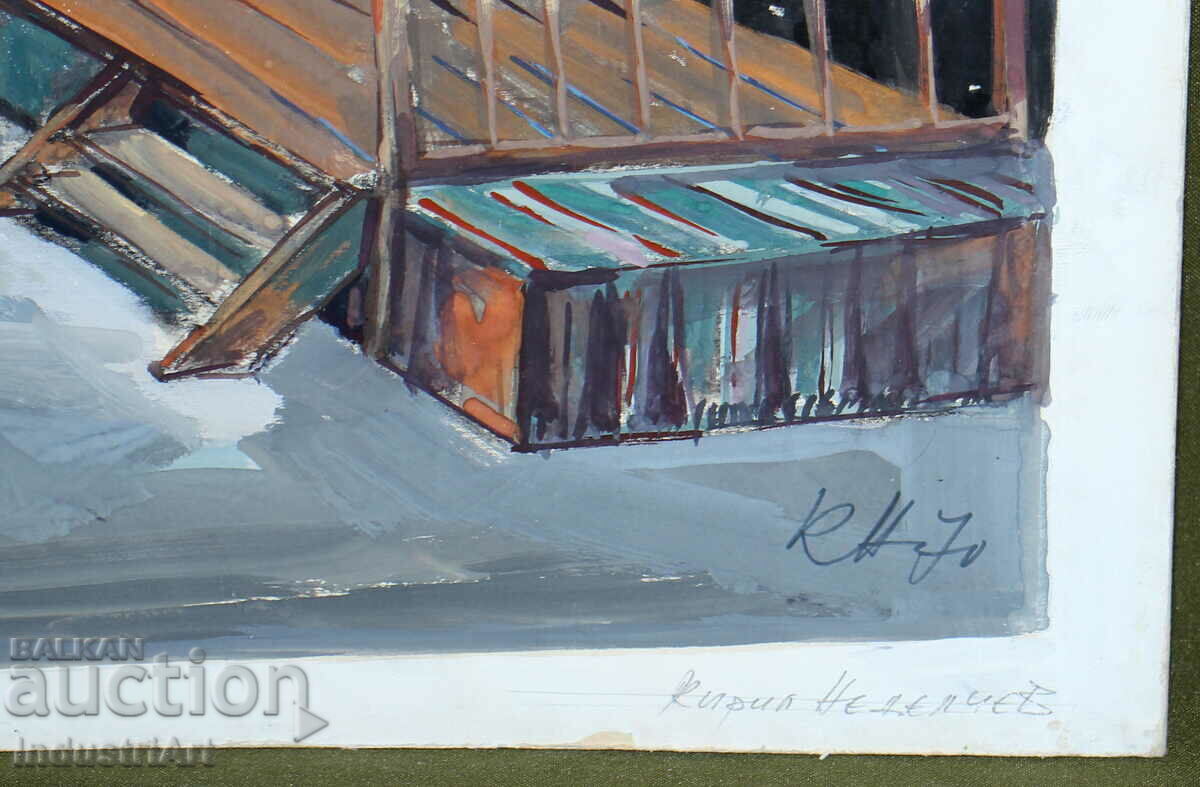 Project for theater decor Kiril Nedelchev 1970 signed - 5 Project for theater decor Kiril Nedelchev 1970 signed - 5