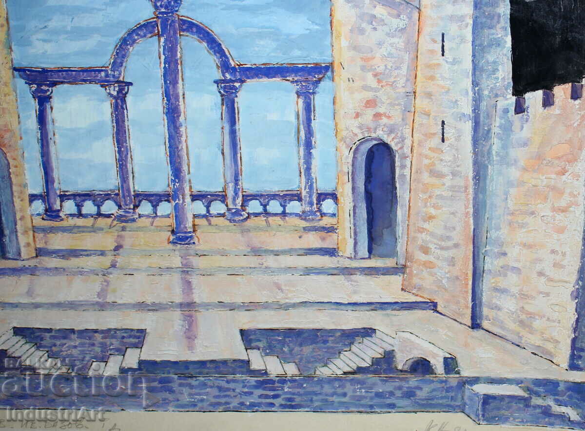Project for theater decor Kiril Nedelchev 1981 signed - 5 Project for theater decor Kiril Nedelchev 1981 signed - 5