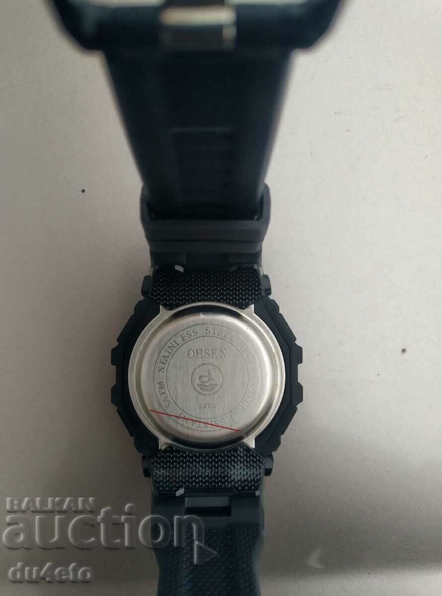 Auction  OHSEN Men's Wristwatch Sports Digital Watch Waterproof Date,