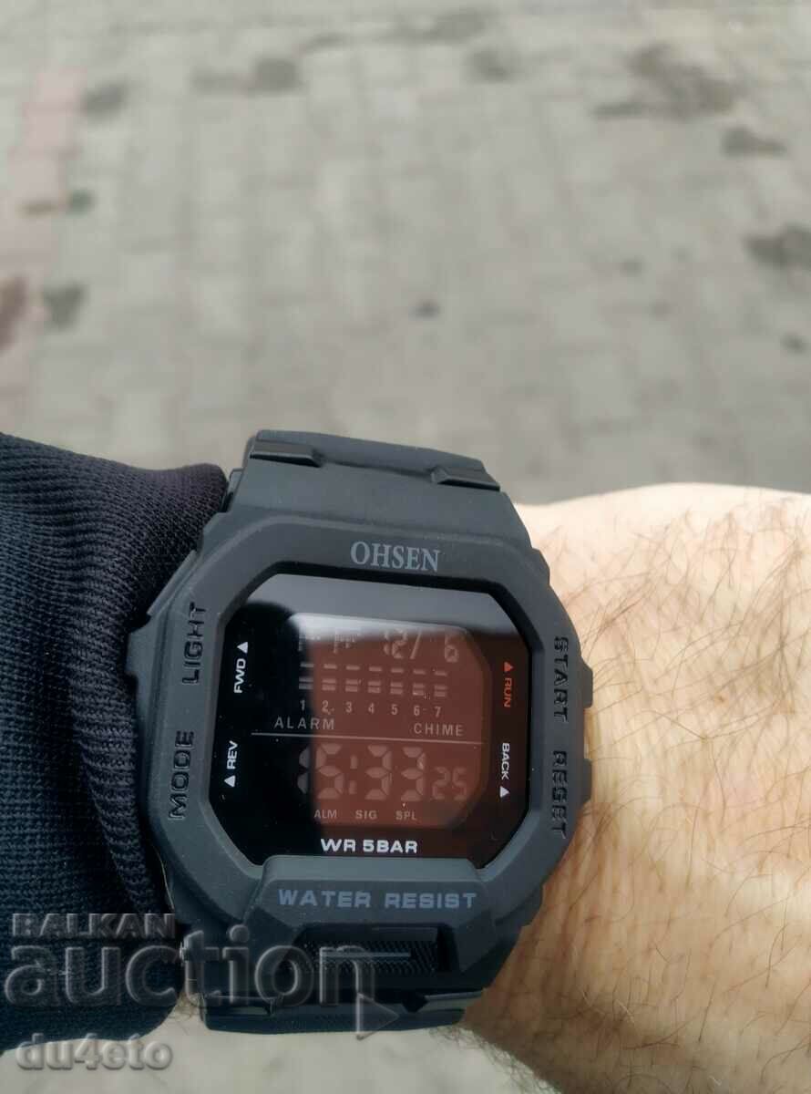 OHSEN Men's Wristwatch Sports Digital Watch Waterproof Date,
