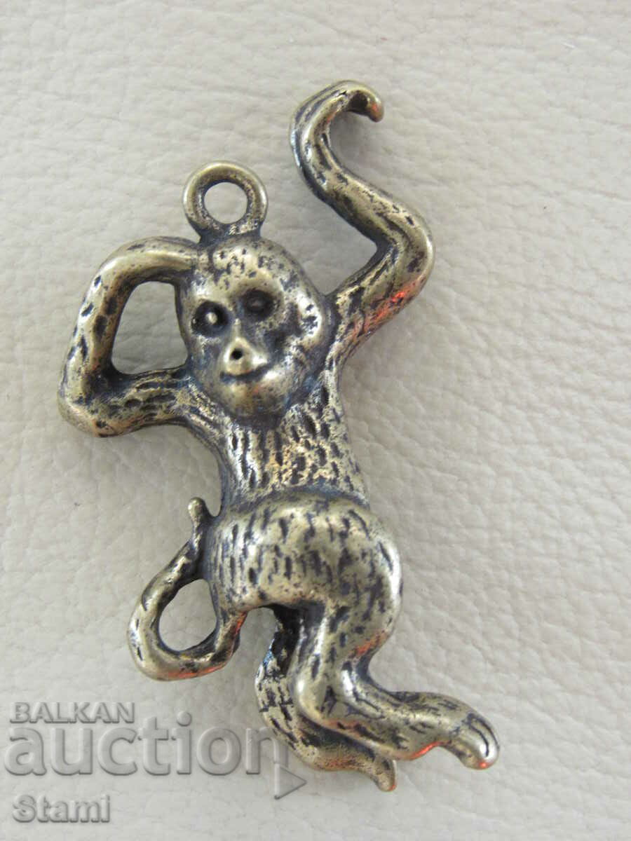 Buddhist bronze monkey key ring, Mongolia with price 21.00 BGN | € 10.74 Buddhist bronze monkey key ring, Mongolia with price 21.00 BGN | € 10.74