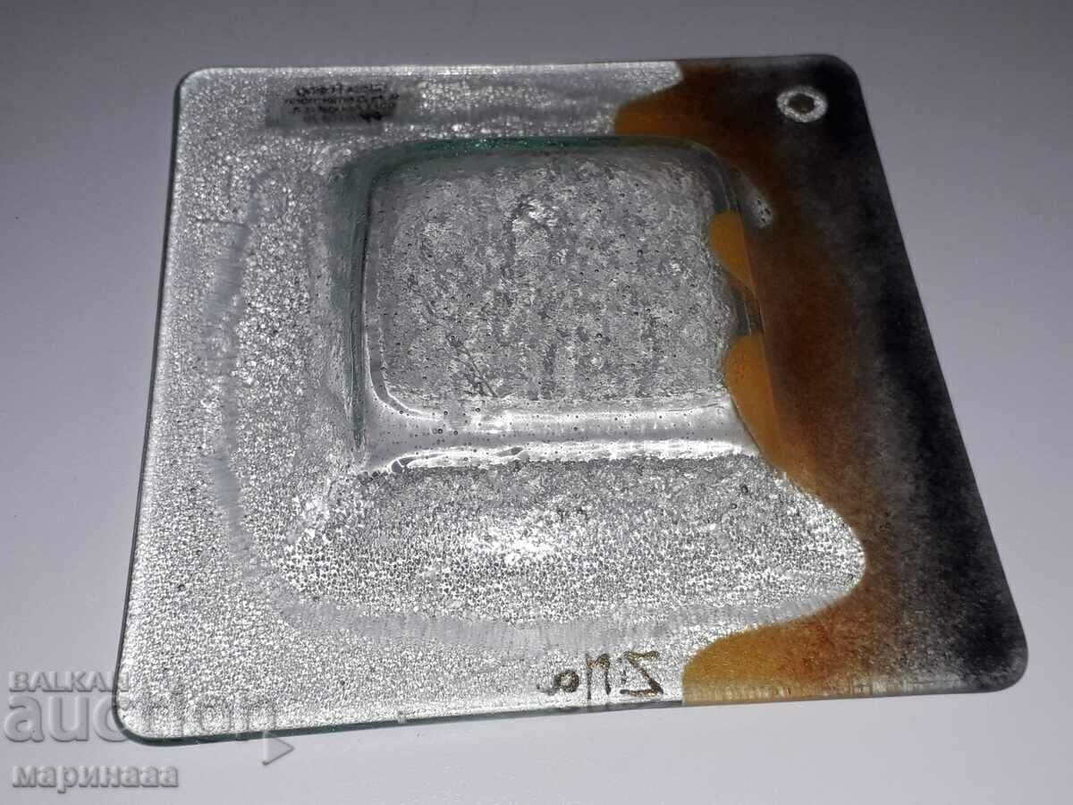 DESIGNER CANDLESTICK WITH A PIECE OF GOLD - 6