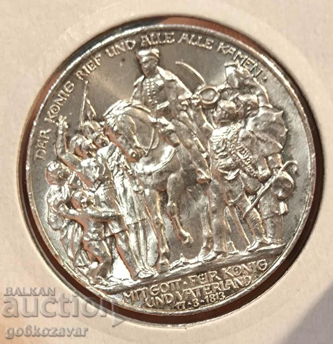 Livrarea Germania Prusia 3 timbre 1913 Silver Top! UNC! Livrarea Germania Prusia 3 timbre 1913 Silver Top! UNC!