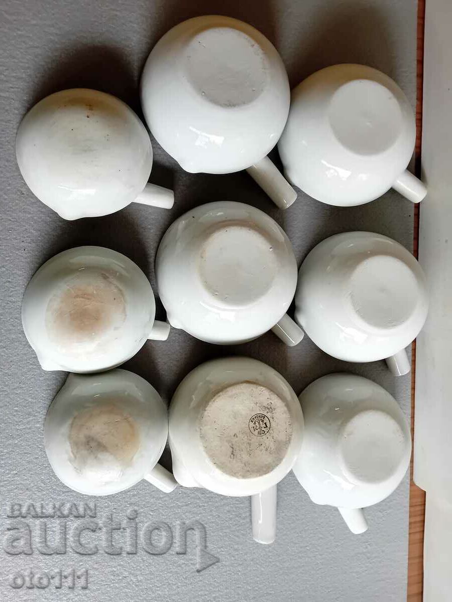 MORTAR VECHI DE PORCELAN, MORT - 9 bucati - 6 MORTAR VECHI DE PORCELAN, MORT - 9 bucati - 6