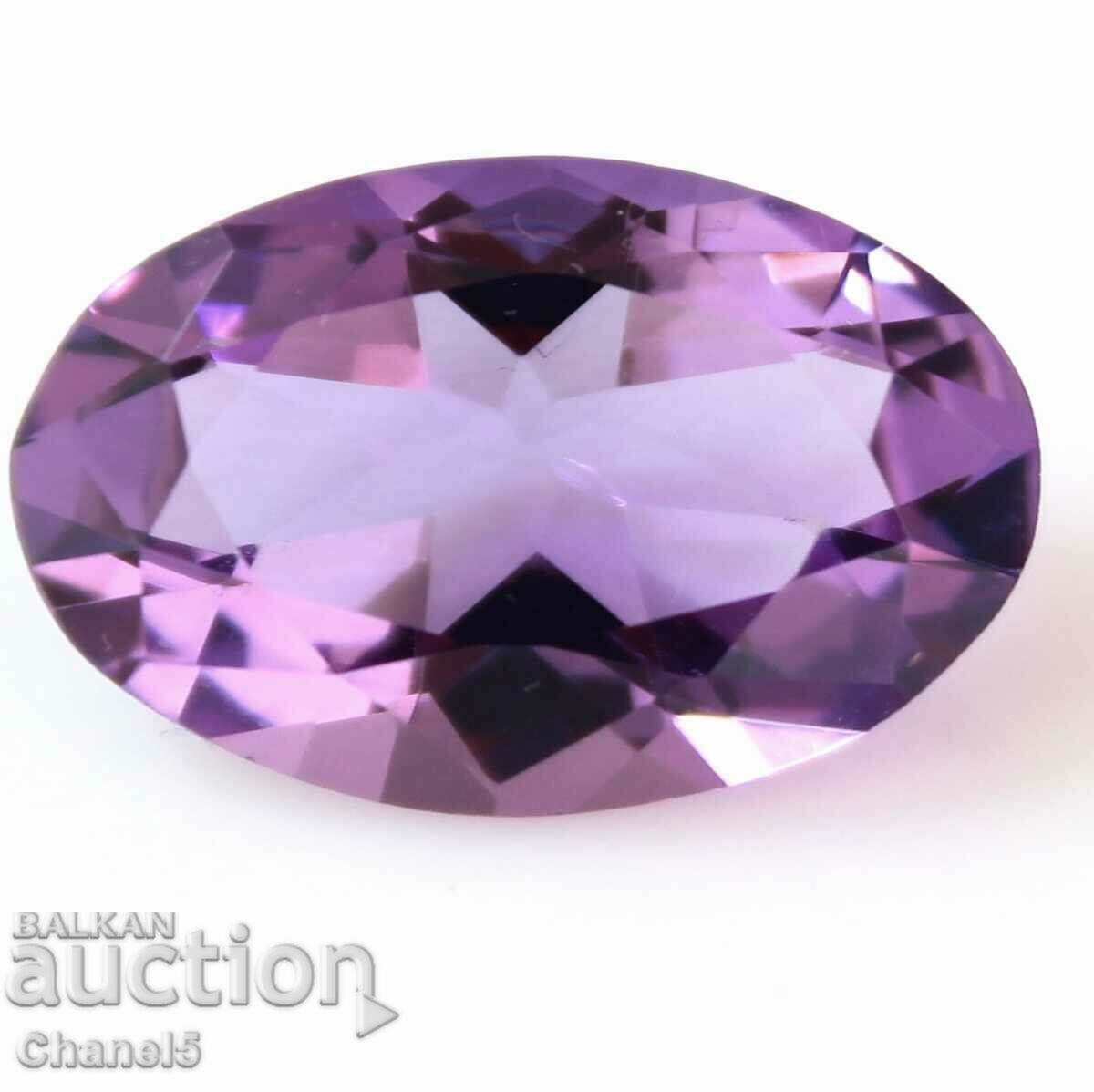 NATURAL AMETHYST - PINK-VIOLET - BRAZIL - 0.80 ct (341) with price 14.00 BGN | € 7.16 NATURAL AMETHYST - PINK-VIOLET - BRAZIL - 0.80 ct (341) with price 14.00 BGN | € 7.16