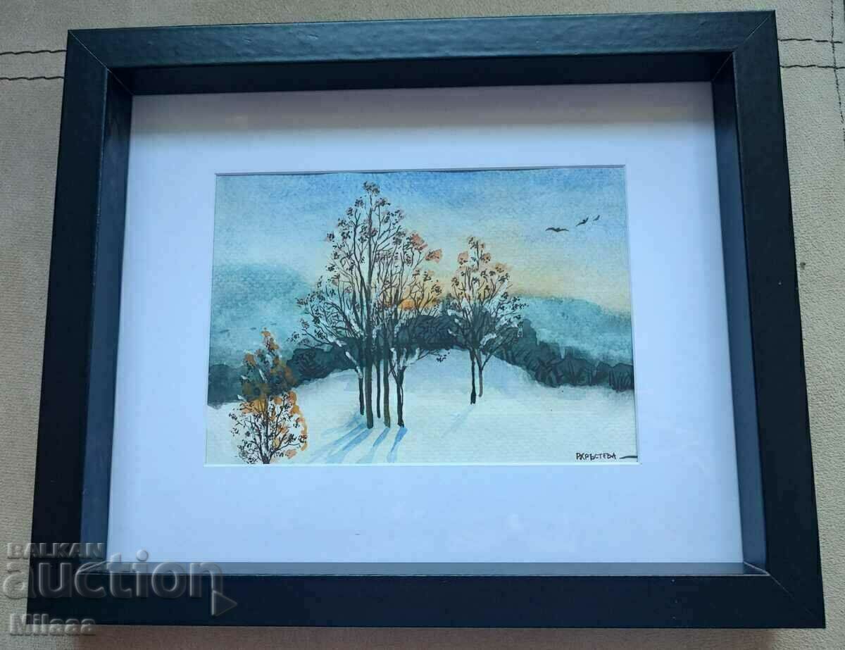 Πρωτότυπος πίνακας - ακουαρέλα Πρωτότυπος πίνακας - ακουαρέλα