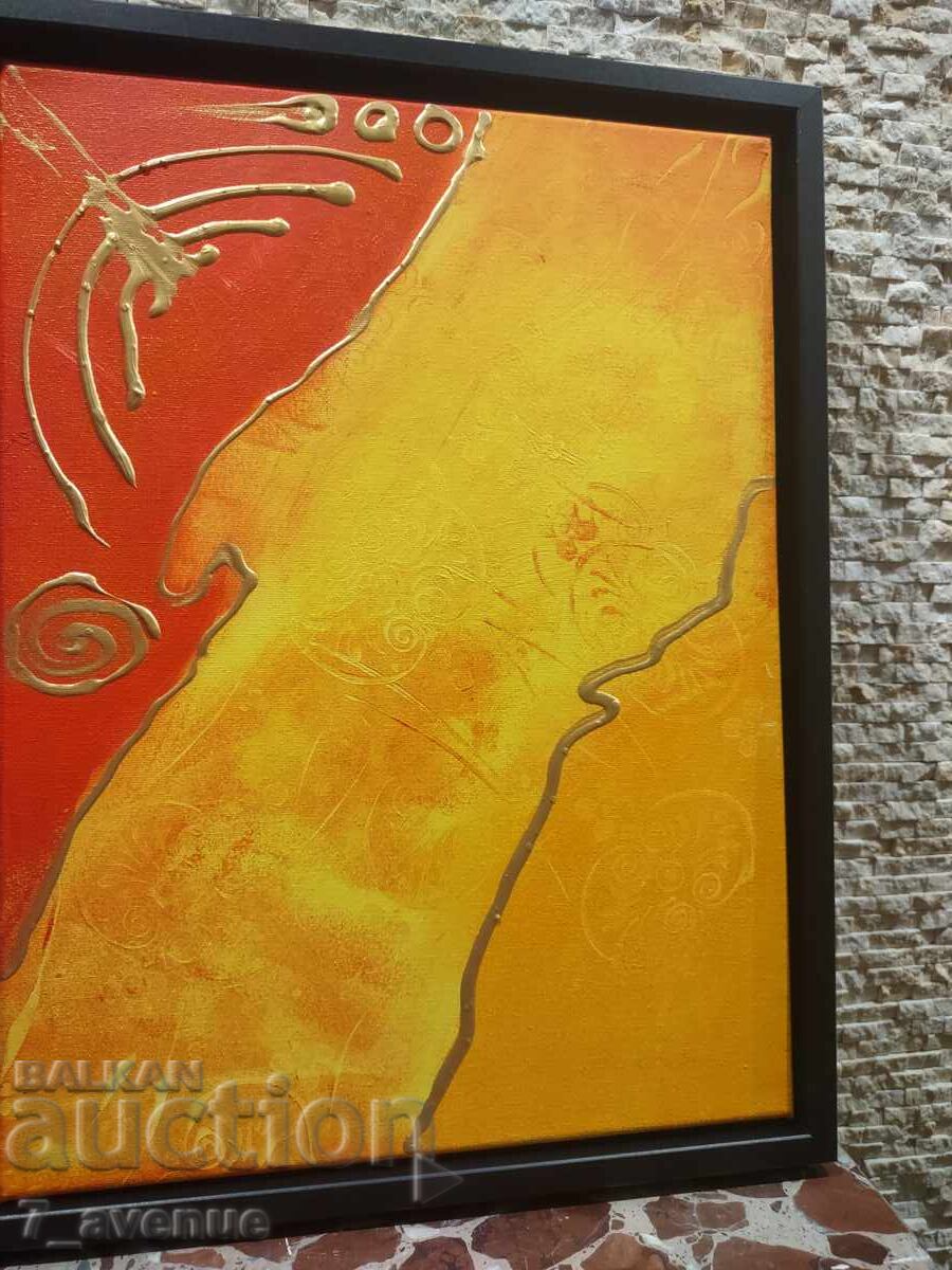 Painting, acrylic on canvas, beautiful colors, 14.02.25 Painting, acrylic on canvas, beautiful colors, 14.02.25