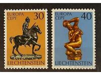 Liechtenstein 1974 Europa CEPT Artă / Sculptură / Cai MNH