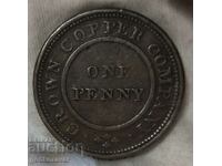 Великобритания пени токен 1811г Рядко R Качество !
