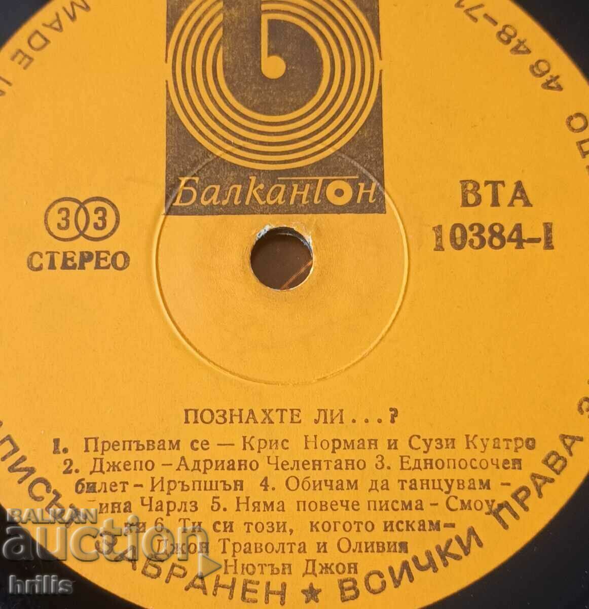 Auction  LARGE RECORD - DID YOU GUESS? /TOTAL/
