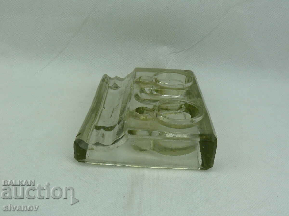Old Glass Inkwell #2393 with price 19.99 BGN | € 10.22