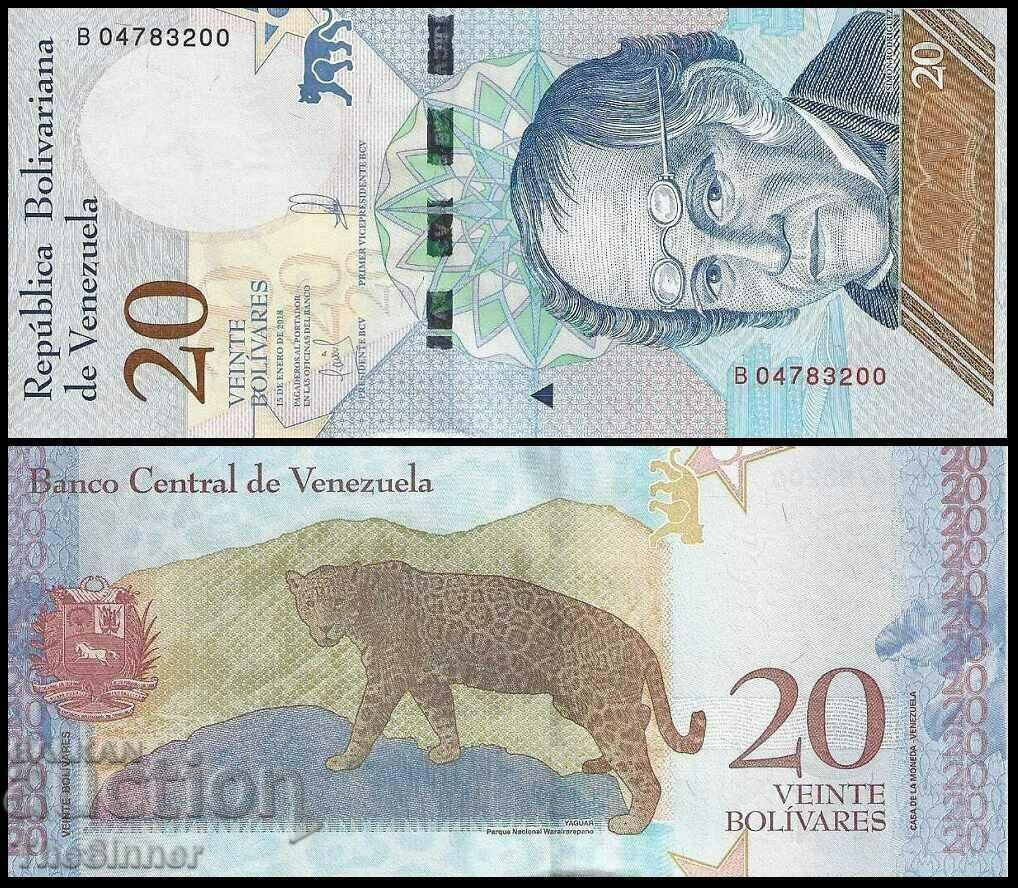 VENEZUELA 20 VENEZUELA 20 Bolivares, 2018, P-104 UNC /c