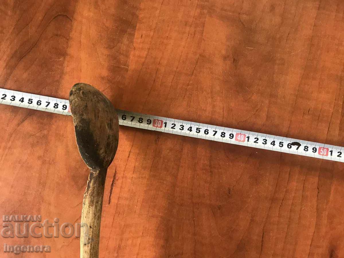 ANTIQUE HAND CARVED WOODEN SPOON - 5 ANTIQUE HAND CARVED WOODEN SPOON - 5