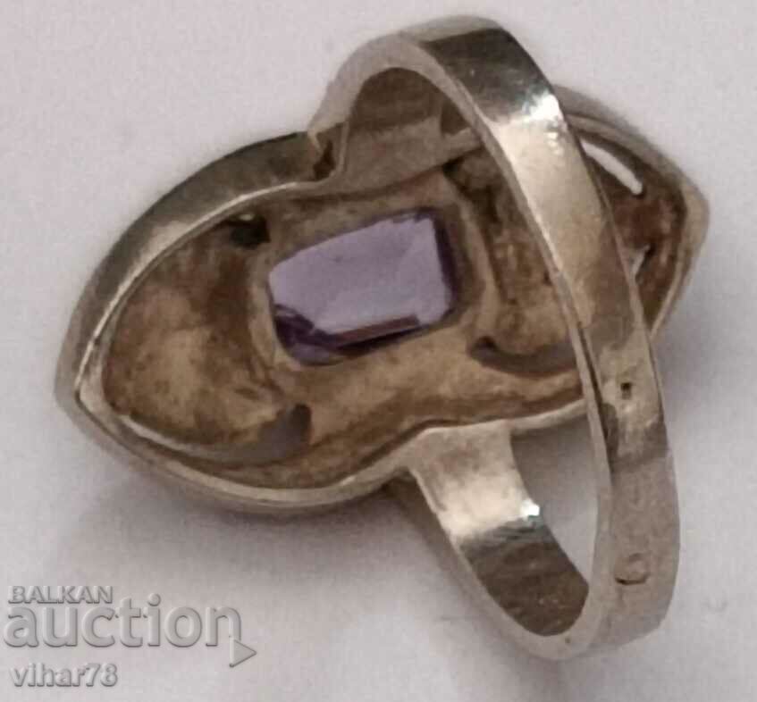 Women's silver ring - 7