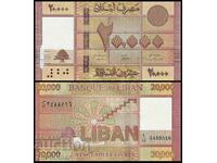 ЛИВАН LEBANON 20000 Livres, 2019, P-93 UNC /c